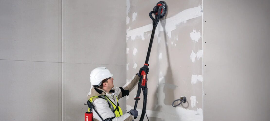 Hilti DWS 225 Drywall Sander + M Class Vac 110v THX The Hire Xperts