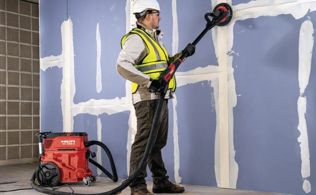 Hilti DWS 225 Drywall Sander + M Class Vac 110v THX The Hire Xperts Tool Hire