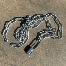 6mm chain - 2m with Combi Lock
