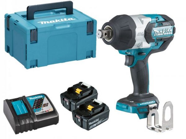 3/4 Inch Cordless Impact Wrench - 1850 Ft-lbs, Compatible With Makita 18V Battery, Brushless Motor